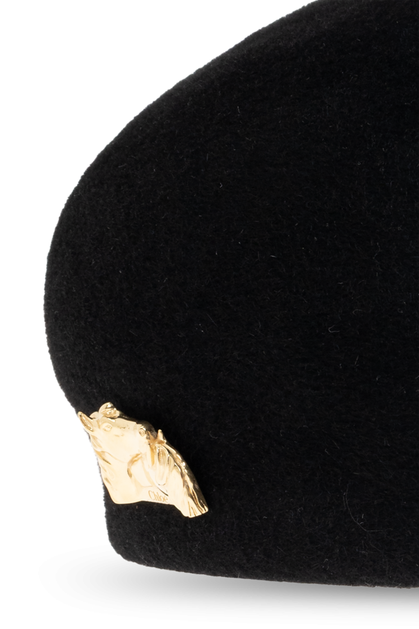 Chloé Rabbit fur beret