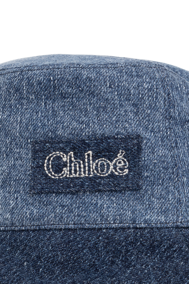 Chloé Jeansowy kapelusz
