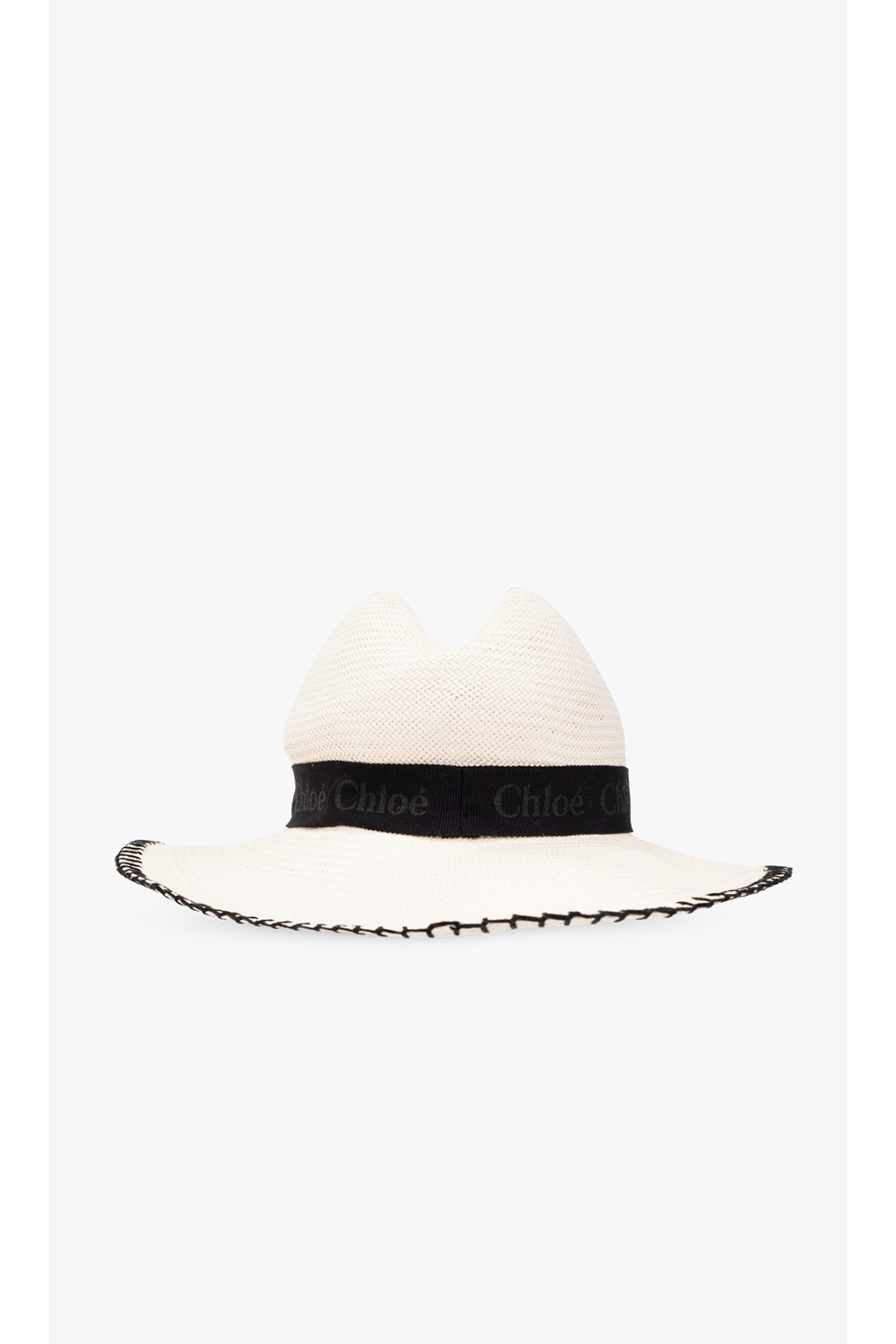 Chloé Panama hat with logo