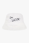 Isabel Marant embroidered-logo bucket hat Nude