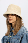 Marni cream Bucket hat with logo