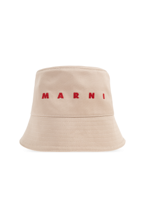 Hat with embroidered logo