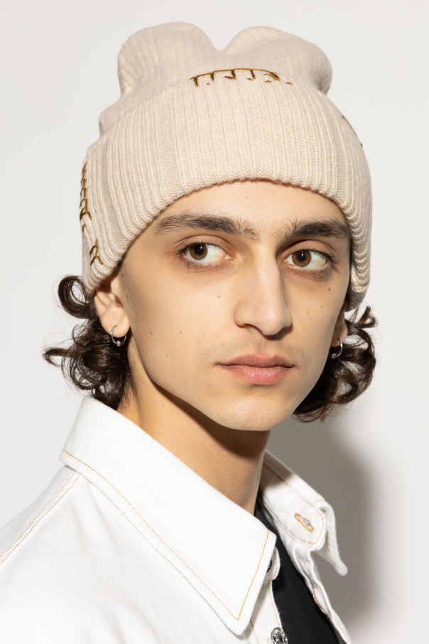 Marni Wool beanie with stitching