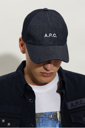 A.P.C. Jeansowa czapka z daszkiem ‘Charlie’