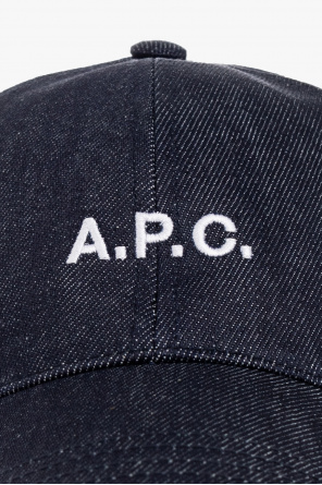 A.P.C. Jeansowa czapka z daszkiem ‘Charlie’