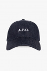 A.P.C. NAVY BLUE ‘Charlie’ denim baseball cap