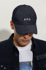 A.P.C. NAVY BLUE ‘Charlie’ denim baseball cap