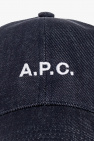 A.P.C. NAVY BLUE ‘Charlie’ denim baseball cap