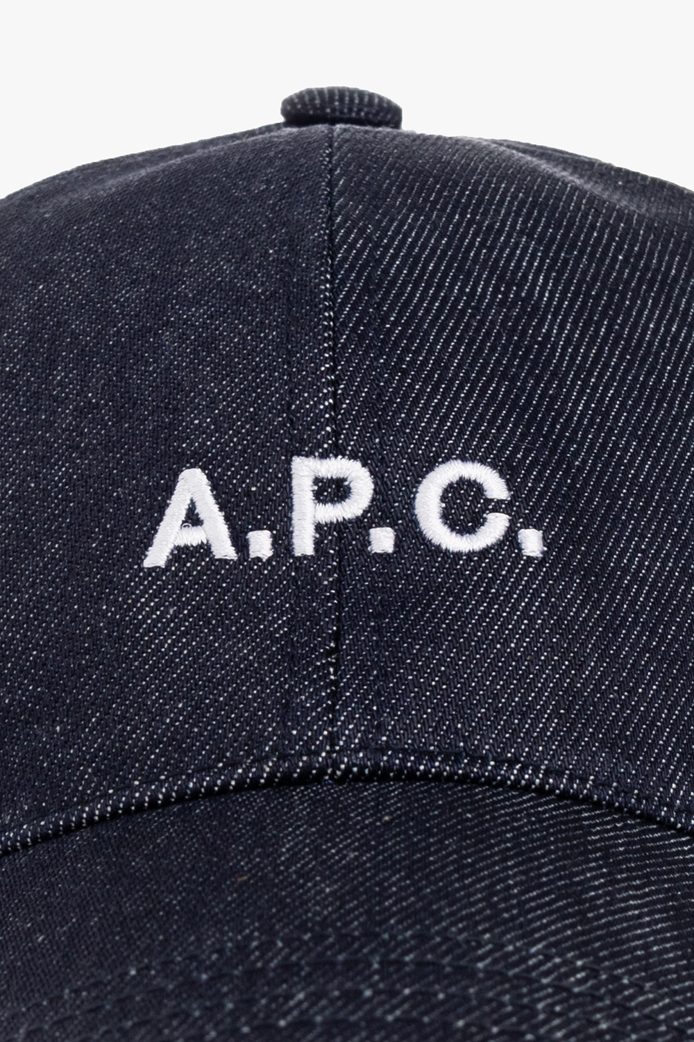 A.P.C. ‘Charlie’ denim T-paita cap