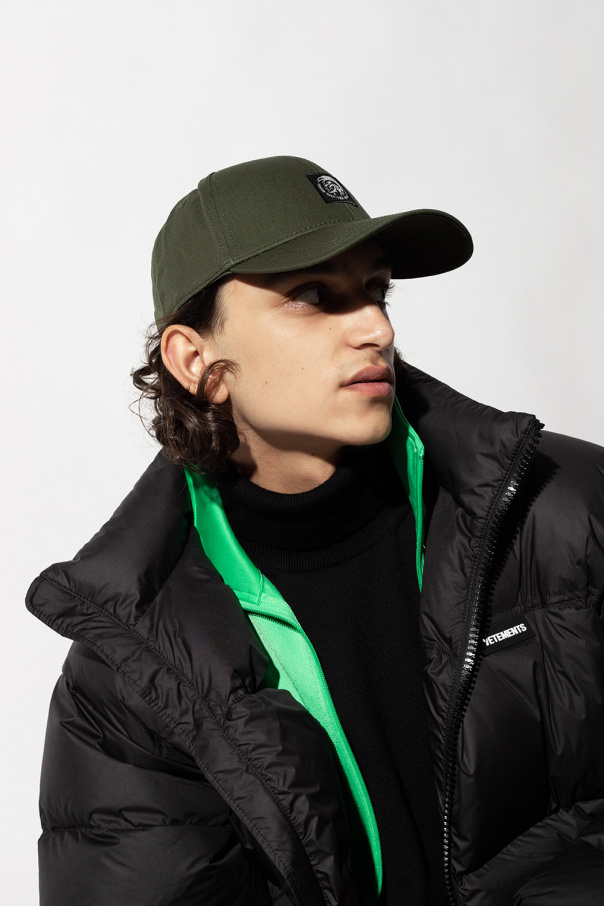 Diesel Logo-patched baseball cap