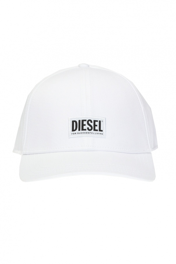 Diesel 'M plaque flat cap