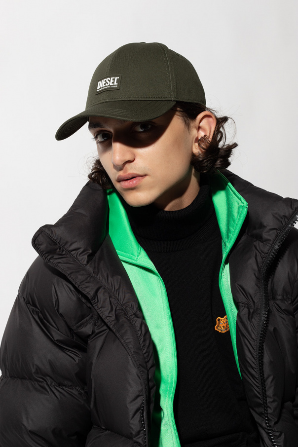 Diesel Logo-patched baseball cap