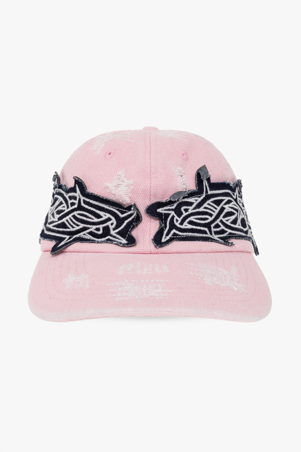 Embroidered Moire Cap Recycled Baseball cap