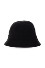 Isabel Marant BLACK Bucket hat with logo