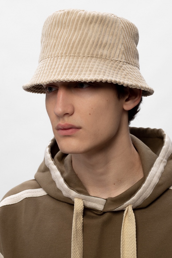 Beige Logo corduroy hat MARANT - Vitkac GB