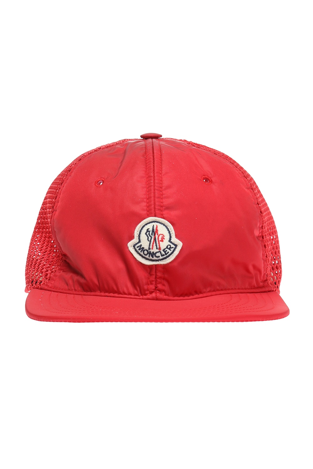 red moncler cap