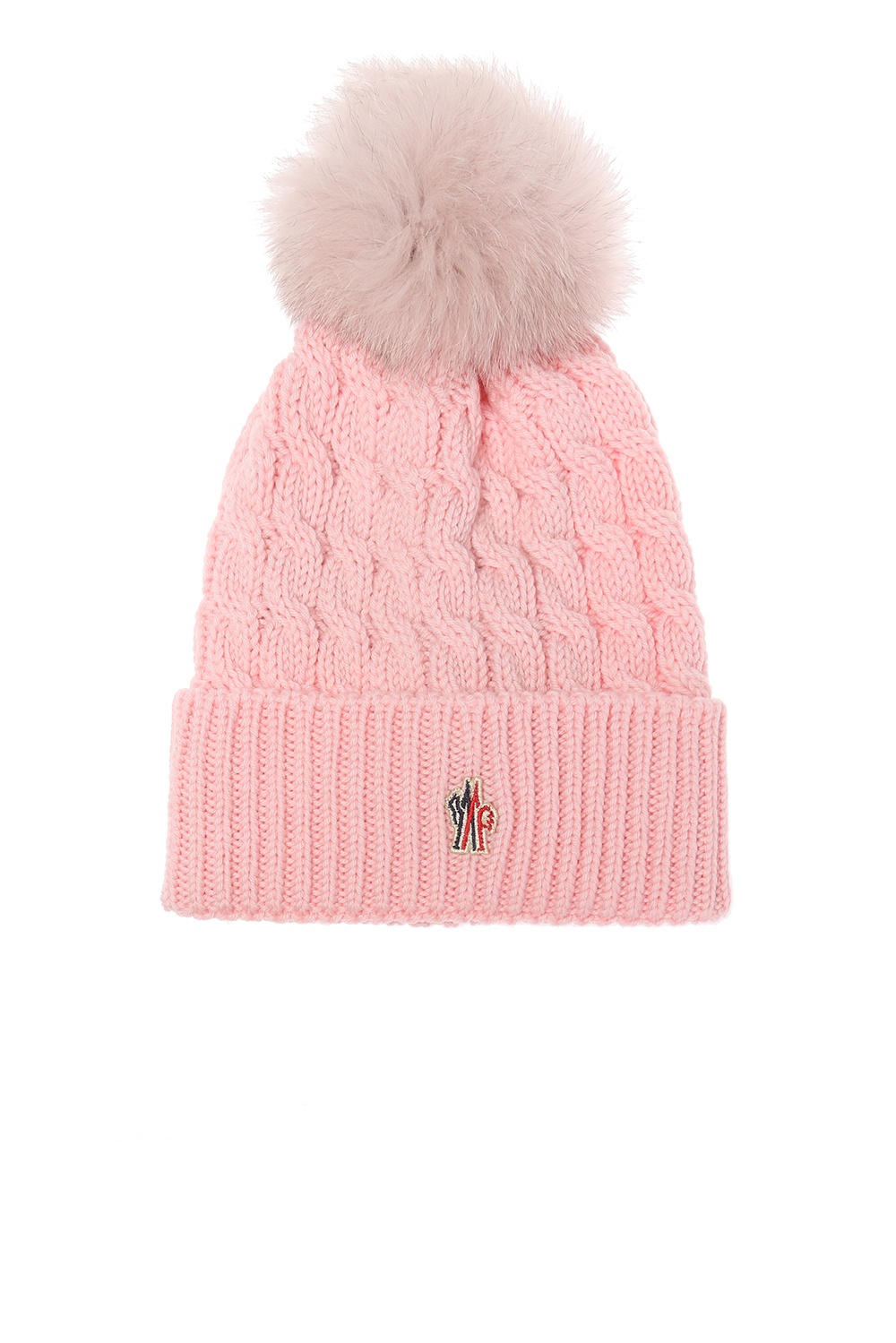 moncler blush pink hat