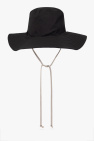 Rick Owens DRKSHDW BLACK Hat with tie detail