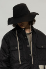 Rick Owens DRKSHDW BLACK Hat with tie detail