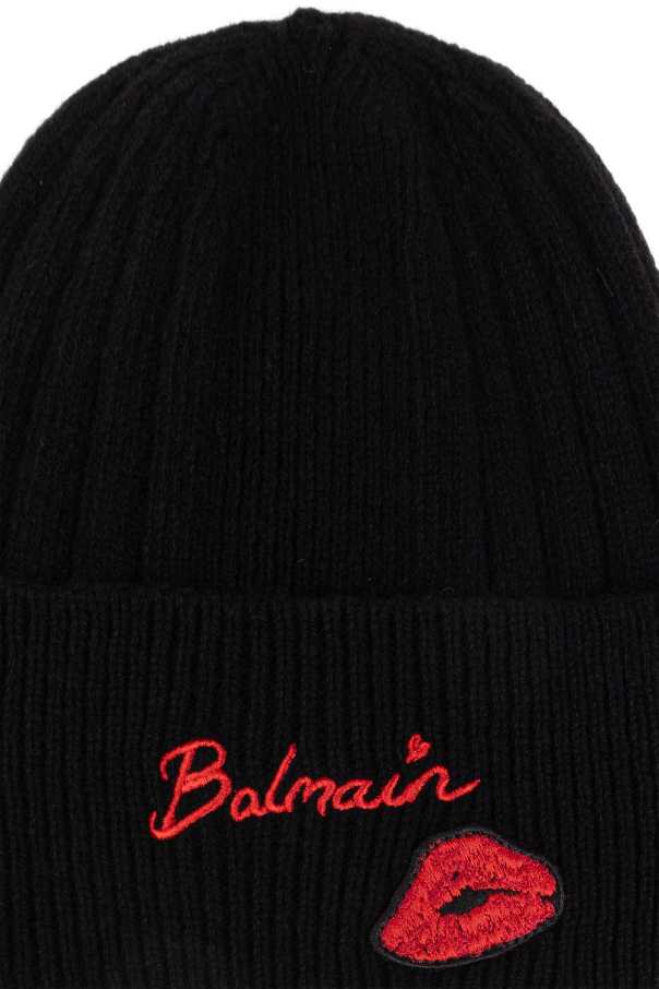 Balmain Czapka z wyszytym logo