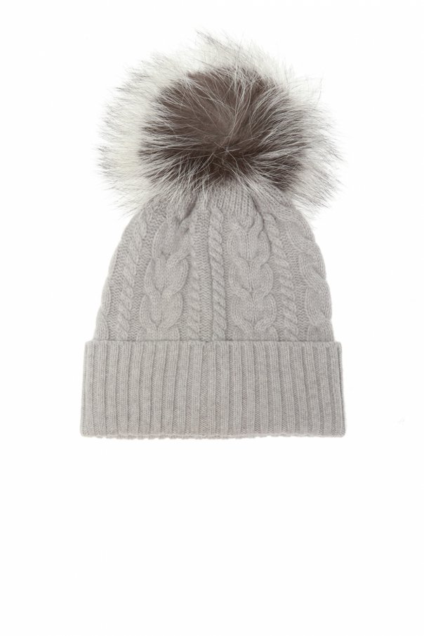 Moncler Hat with fur pompom | Women's Accessories | Vitkac
