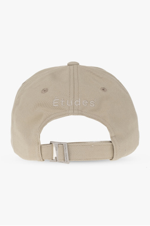 Etudes Etudes Boardmans sun hat with chin tie in neutral gingham