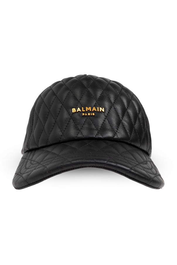 Balmain Leather cap