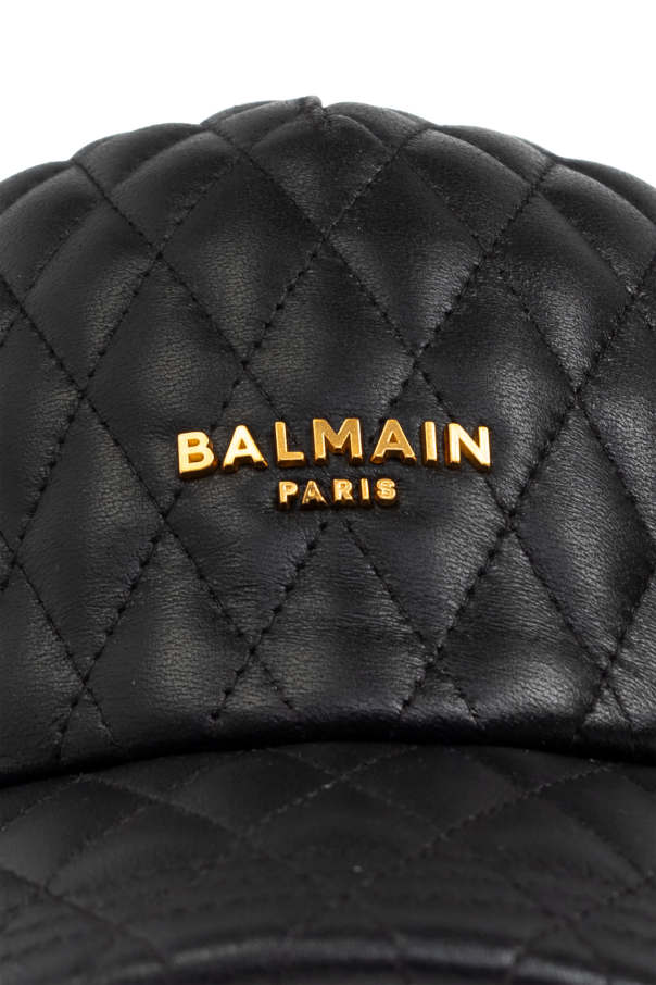 Balmain Leather cap