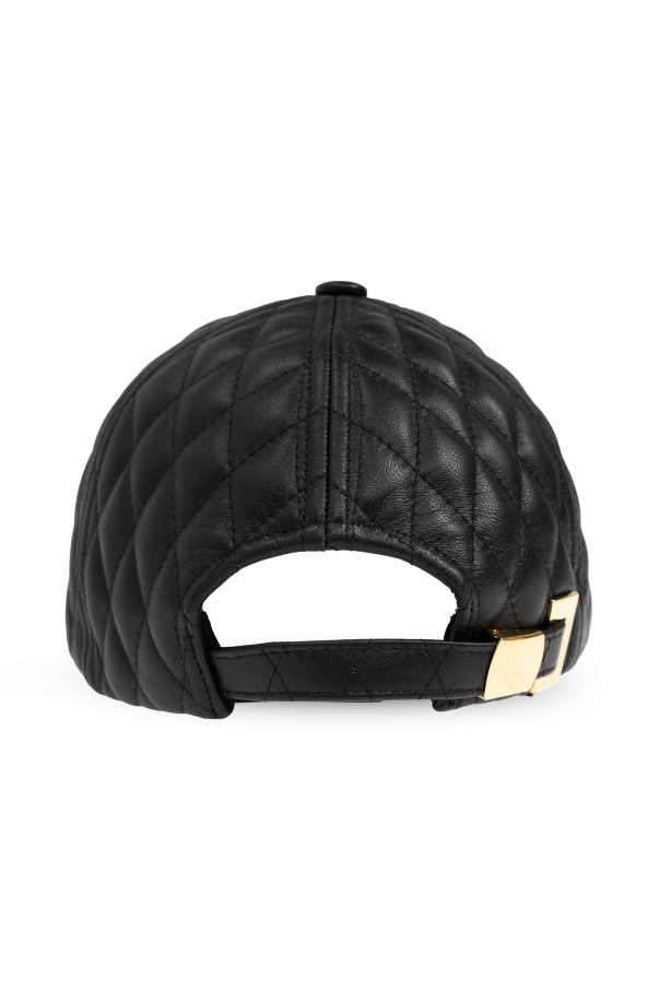 Balmain Leather baseball cap