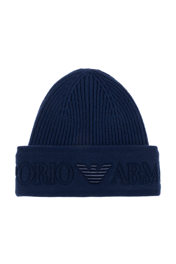 Wool beanie od Emporio Armani