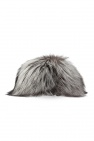 Moncler BLACK Fur baseball cap