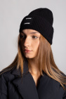 Samsøe Samsøe Wool hat with logo