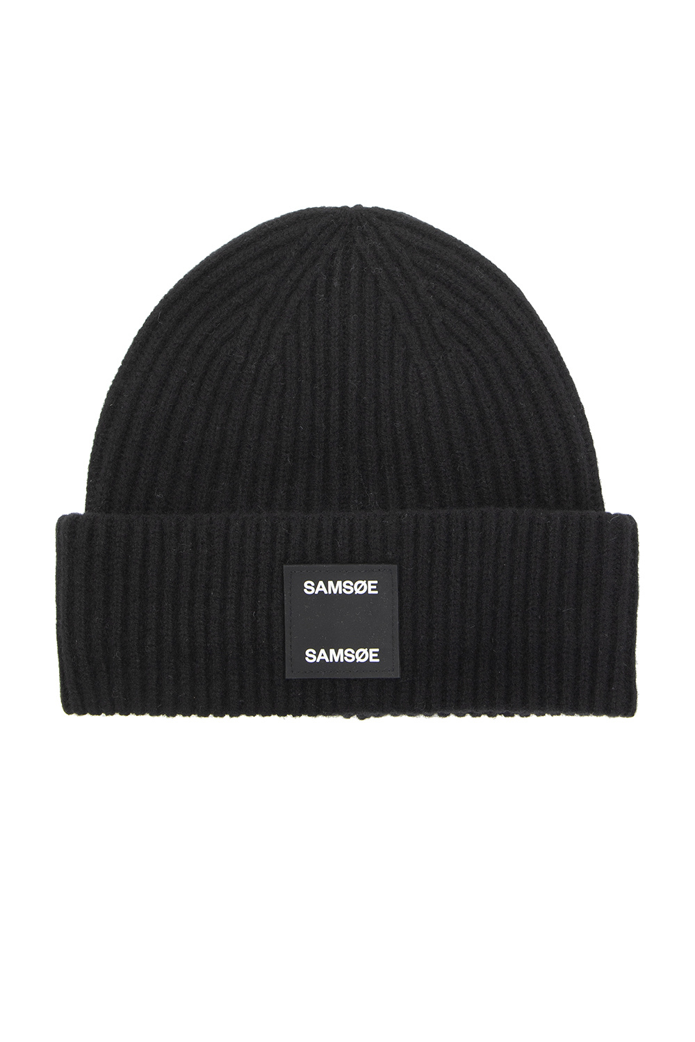 Samsøe Samsøe Wool hat with logo