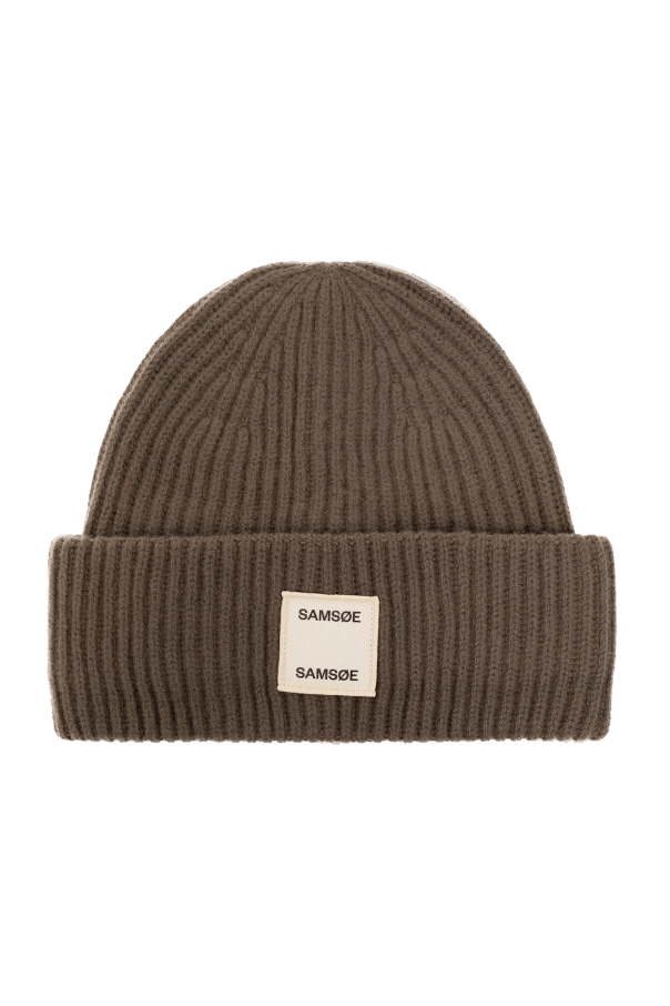 Samsøe Samsøe Beanie with logo