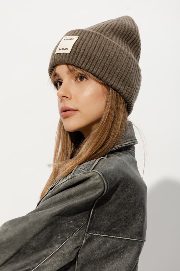 Samsøe Samsøe Beanie with logo