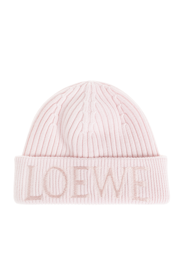 Wool beanie with logo od Loewe