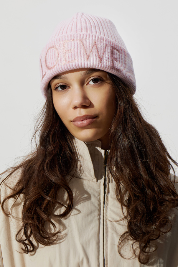 Loewe Wool beanie with logo