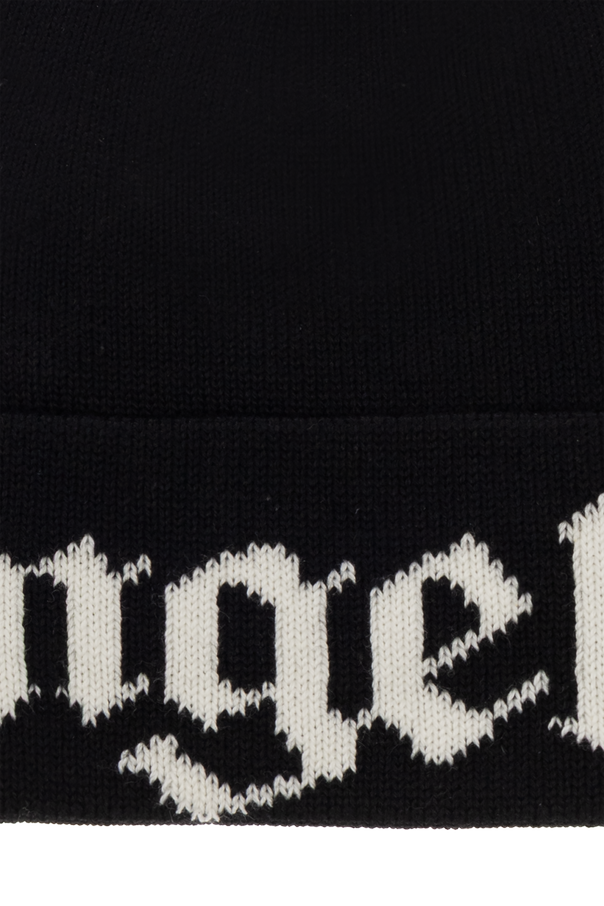 Palm Angels Kids Logo Beanie Hat