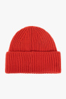 Acne Studios Kids Wool beanie with logo