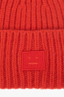 Acne Studios Kids Wool beanie with logo