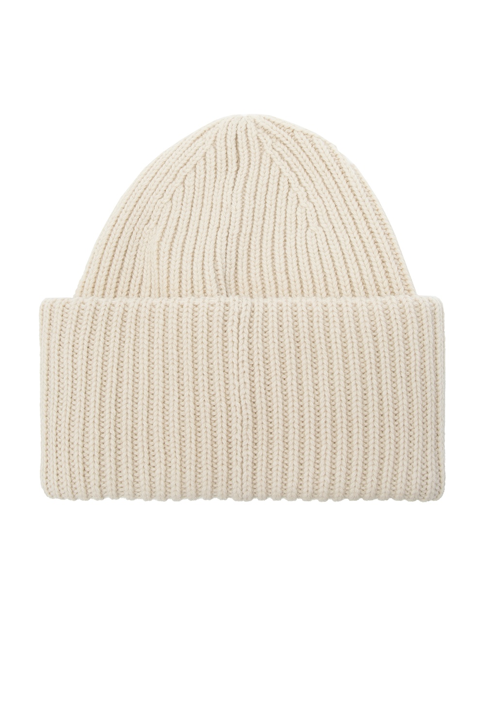 acne studios cream beanie