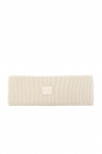 Acne Studios cream Headband with logo