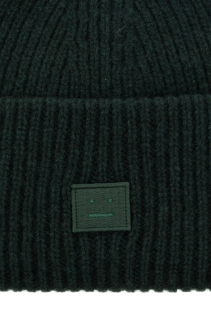 Acne Studios Wełniana czapka z logo