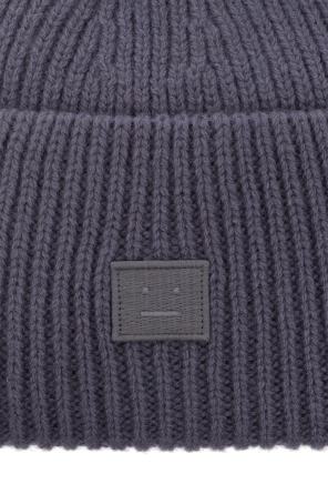 Acne Studios Wool beanie with logo