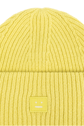 Acne Studios Wełniana czapka z logo