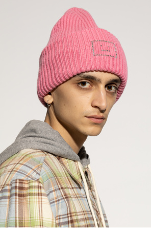 Acne Studios Wool hat with logo
