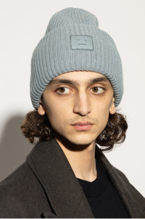 Acne Studios Wollmütze mit Logo