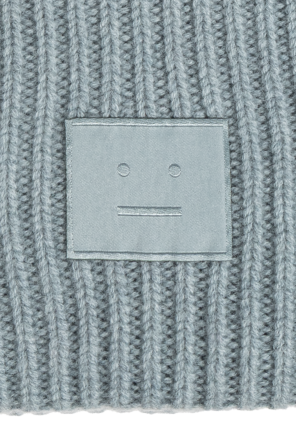 Acne Studios Wollmütze mit Logo