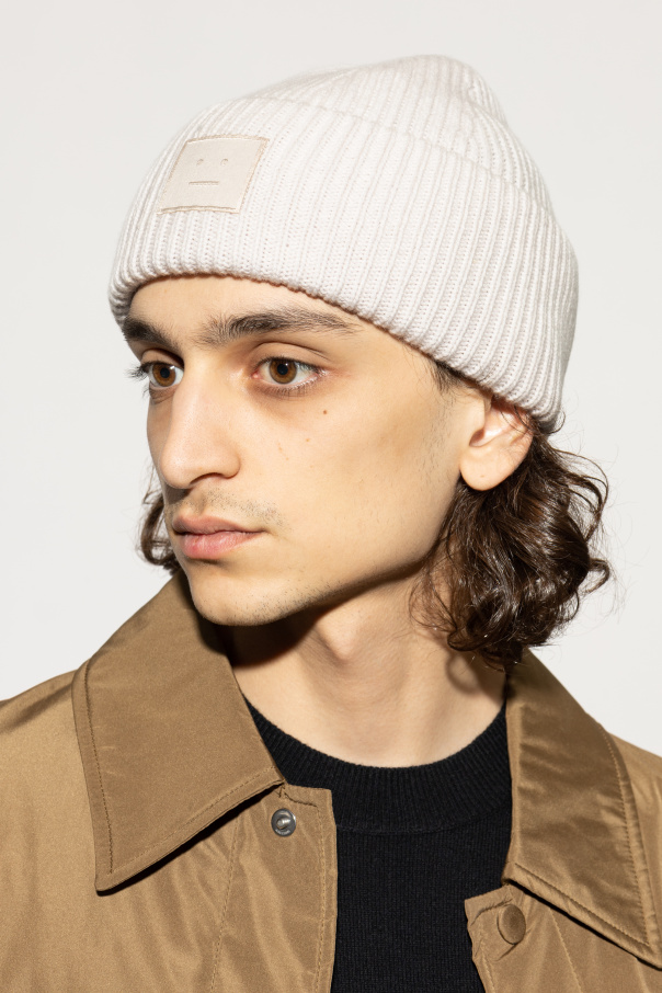 Acne Studios Wool beanie with logo