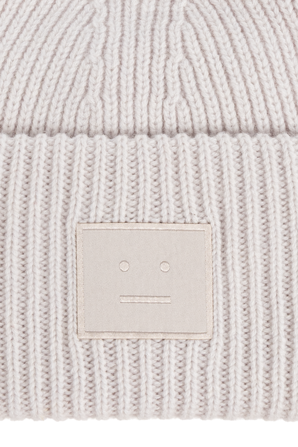 Acne Studios Wool beanie with logo